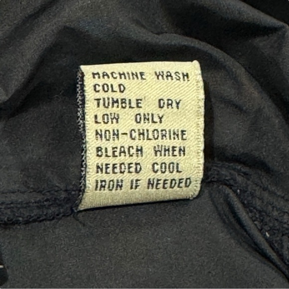 Vintage 90s Ann Taylor Windbreaker Jacket Black Nylon Hooded Pullover | Small - Picture 11 of 11